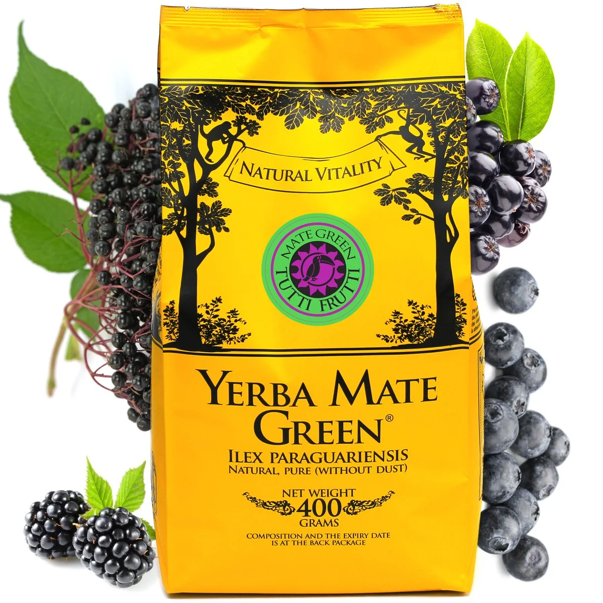 Yerba Mate Green TUTTI FRUTTI- 400 g-