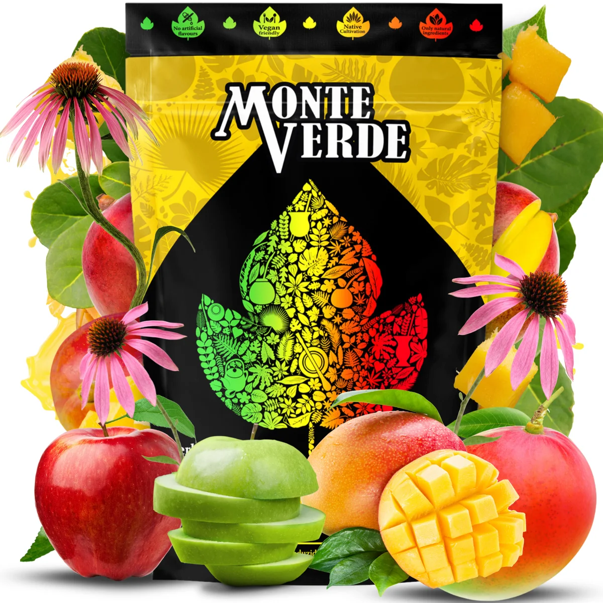 Yerba mate Monte Verde FRUTOS MANGO 500g